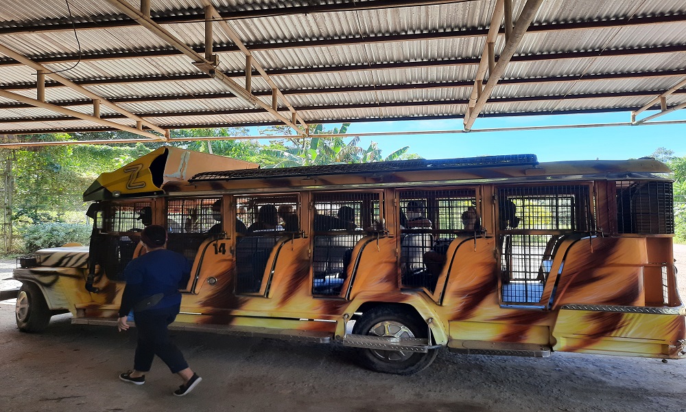 subic safari tram ride